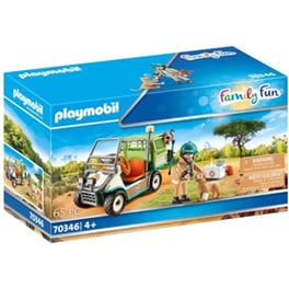 PLAYMOBIL® Family Fun Κτηνίατρος με Όχημα Ζωολογικού Κήπου (70346)