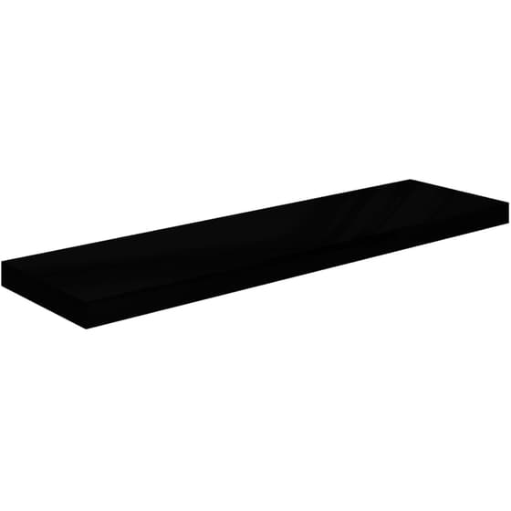 Ράφια Τοίχου VidaXL από MDF 90x23.5 cm 4 Τμχ - Μαύρο image 1