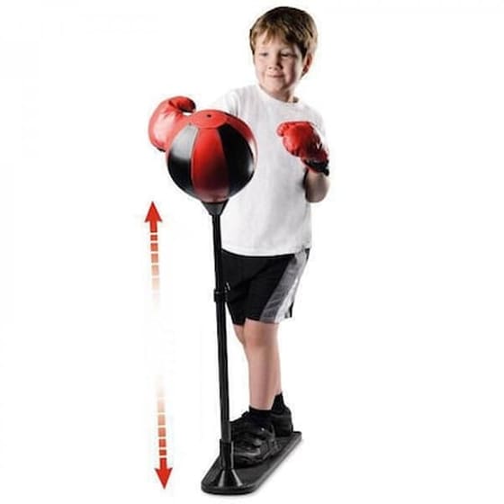 Σετ Μπάλα Μποξ με Βάση Δαπέδου και Γάντια image 0