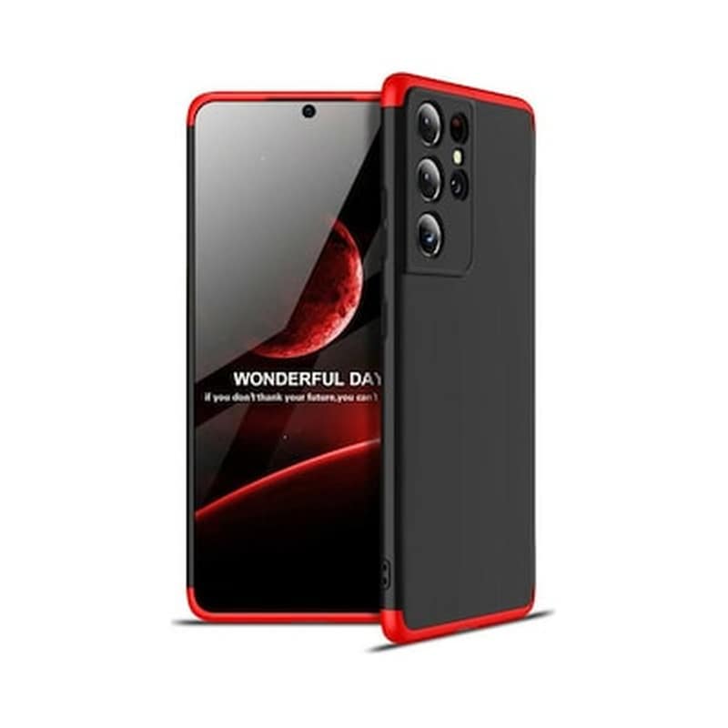 GKK Θήκη Samsung Galaxy S21 Ultra - Gkk 360 Full Body Protection - Red