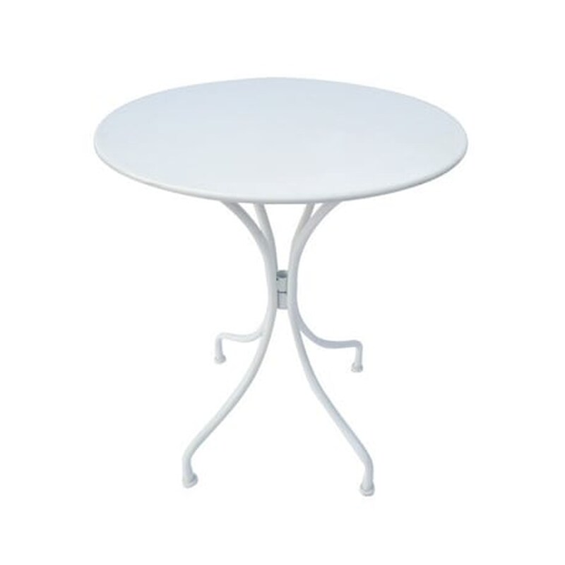 Τραπεζι Μεταλλικο Λευκο WOODWELL