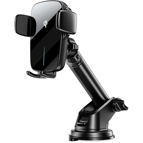 Βάση Στήριξης Αυτοκινήτου Acefast D1 Mount Holder Auto-aligning 4.5" – 6.7" Και Wireless Charger 15w  Μαύρο image 0