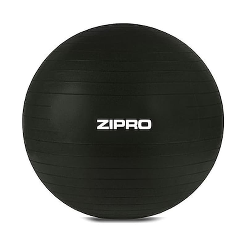 ZIPRO Μπάλα Γυμναστικής 55 Cm Χρώματος Μαύρο Zipro 6413425