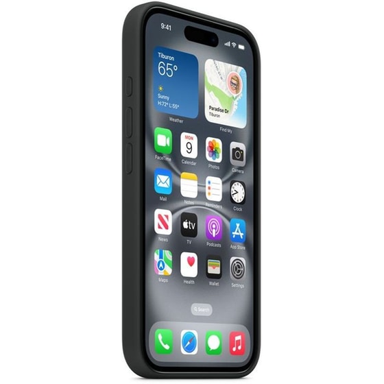 Θήκη Apple iPhone 16 - Silicone Case with MagSafe - Black image 5