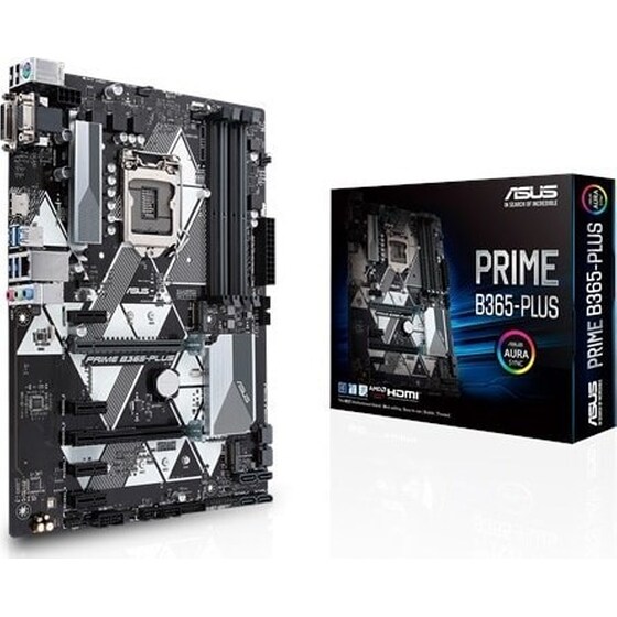Asus Prime B365-plus, Intel, Socket 1151, Atx, 4xddr4, 6xsata3, M.2, Raid, Glan, Usb3.1, Dvi, Hdmi, image 0