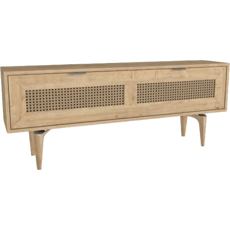 Έπιπλο Τηλεόρασης 24Mall Saron από Μοριοσανίδα 140x29.6x55.2 cm - Μπεζ 24MALL