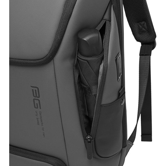 Τσάντα Laptop Bange 7267 15.6" Αδιάβροχη - Γκρι image 11