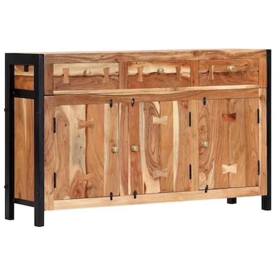 Vidaxl Μπουφές 120 X 35 X 75 Εκ. Από Μασίφ Ξύλο Ακακίας image 0