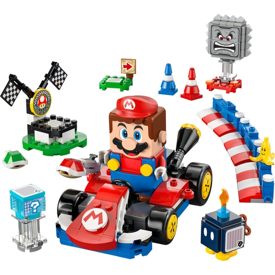LEGO® Super Mario™ Mario Kart™ - Interactive LEGO® Mario™ & Standard Kart (72043) image 3