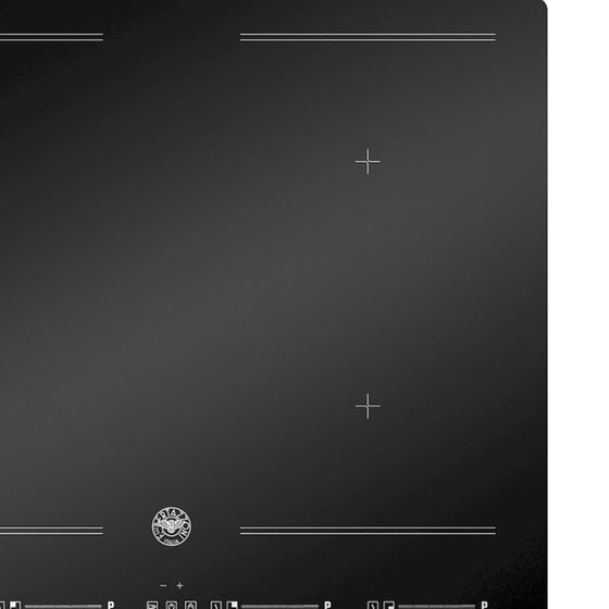 BERTAZZONI P604I2M28NVS 59 cm Μαύρο Εστία Επαγωγική Αυτόνομη image 5