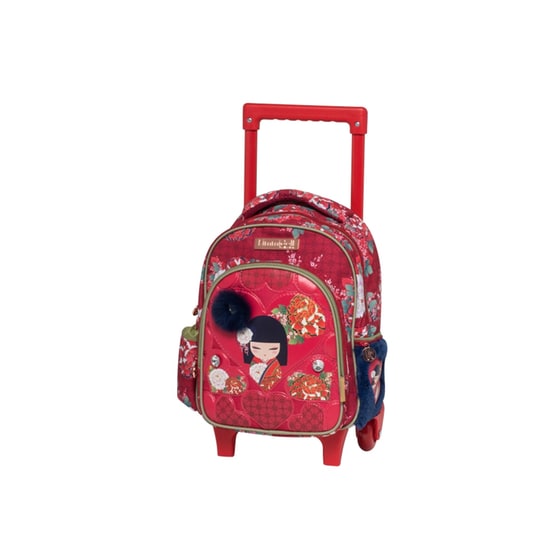 Τσάντα Τρόλεϋ Graffiti Kimmidoll 2 Θηκών Κόκκινο image 0