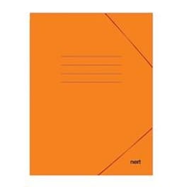 Φάκελος Πρεσπάν Next με Λάστιχο Α4 Πορτοκαλί Υ35x25εκ.
