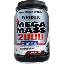 Πρωτεΐνη Weider Mega Mass 2000 Σοκολάτα - 1,5kg