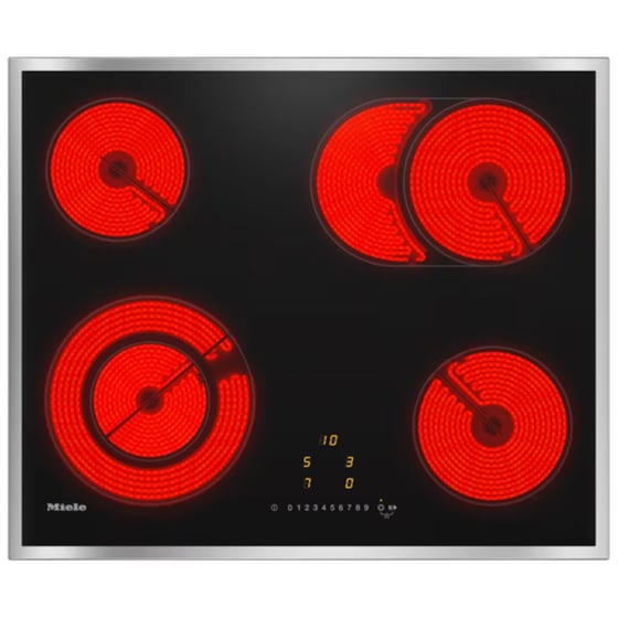 MIELE H 2467 B & KM 6521 FR 76 Lt Μαύρο Eντοιχιζόμενο Σετ Φούρνος και Εστία image 2