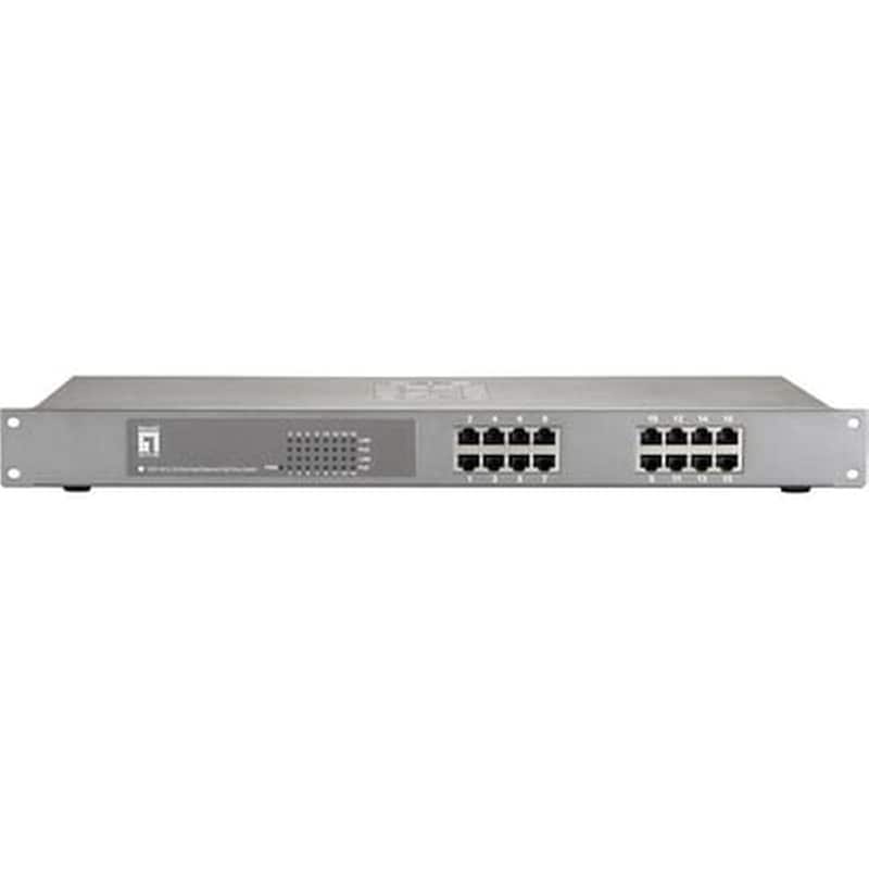 LEVEL ONE LevelOne FEP-1612 Network Switch Unmanaged Fast Ethernet (100 Mbps) PoE Support