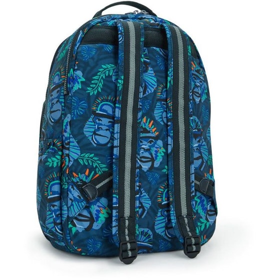 Τσάντα Πλάτης Kipling Seoul Blue Monkey Fun image 3