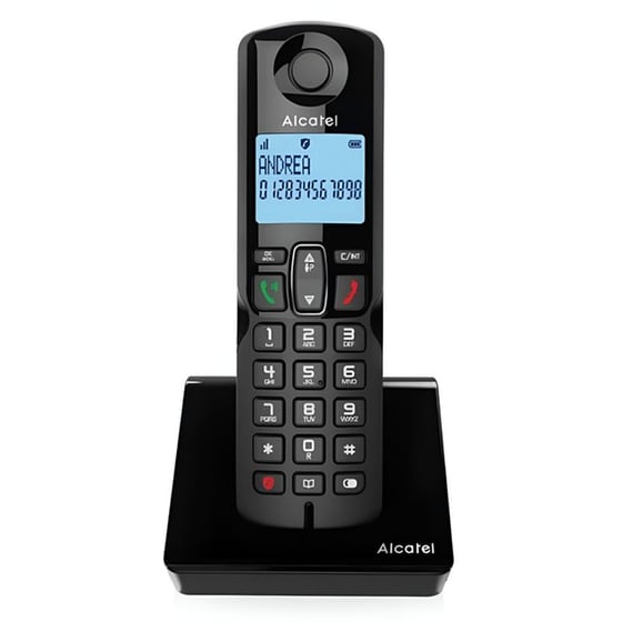 Ασύρματο Τηλέφωνο Alcatel S280 EWE DUO - Μαύρο image 2