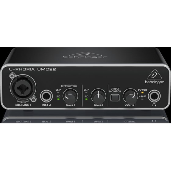 Κάρτα Ήχου Behringer U-Phoria UMC22 image 0