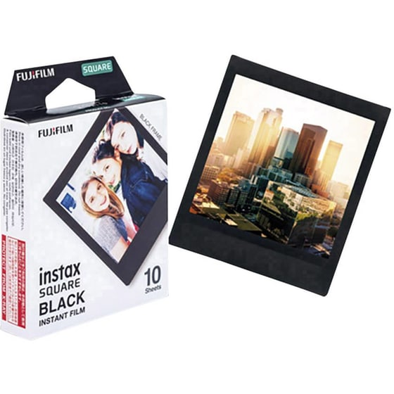 Fujifilm Instax Square Black Frame Film - 10 Χαρτάκια image 1