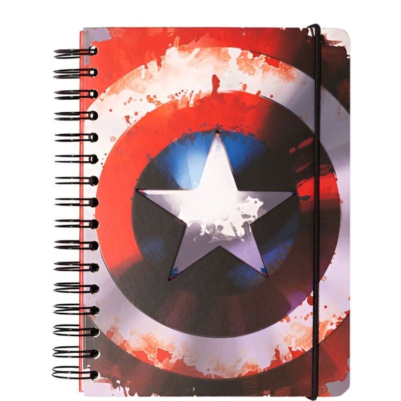 ERIK Σημειωματάριο Erik Σπιράλ Captain America - Marvel