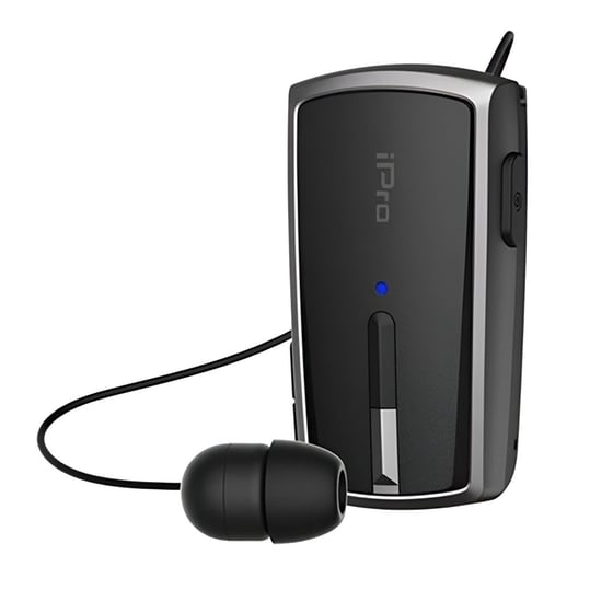 Ακουστικά Bluetooth Ipro RH120 Retractable - Μαύρα/Γκρι image 0