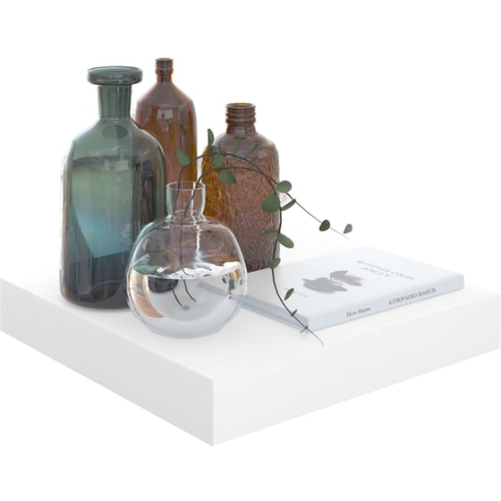 Ράφια Τοίχου VidaXL από MDF 23x23.5x3.8 cm 2 Τμχ - Λευκό image 6