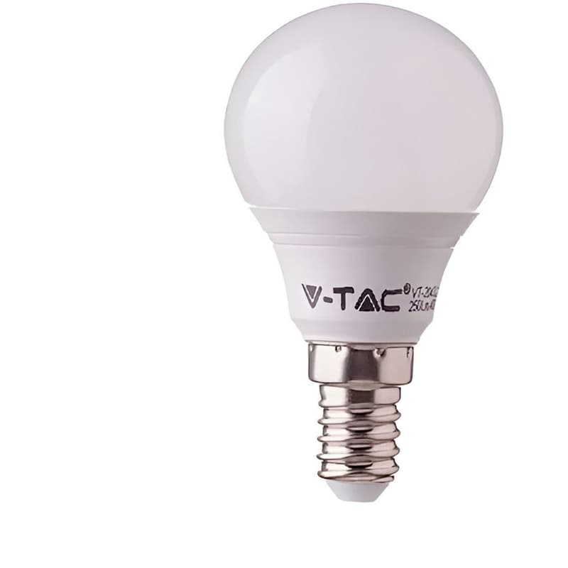 V-TAC Λάμπα LED Samsung Smd V-Tac E14 P45 7w 3000K - Θερμό Λευκό