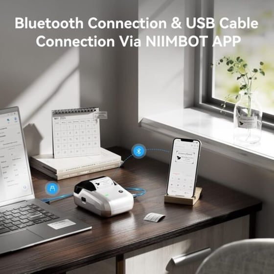 NIIMBOT Thermal B1-S Silver Θερμικός Εκτυπωτής image 8