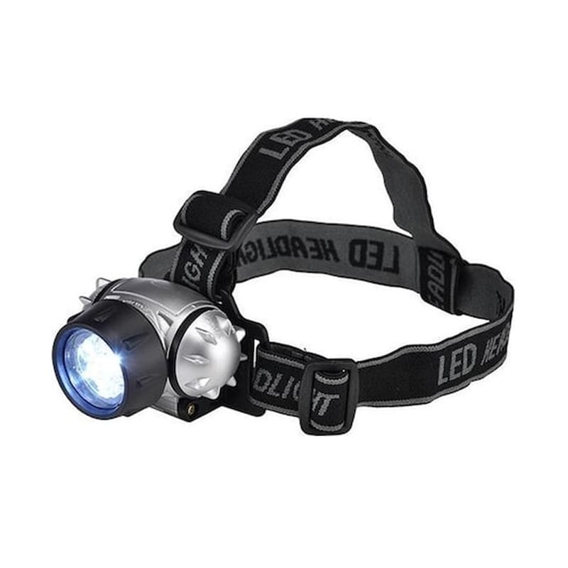 ARIA TRADE Ρυθμιζόμενος Φακός Κεφαλής Με 7 Λαμπτήρες Led, 2.5x47x2.5 Cm