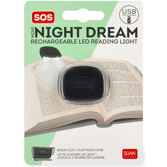 Φωτάκι Ανάγνωσης Legami Mini Led Night Dream - Μαύρο image 1