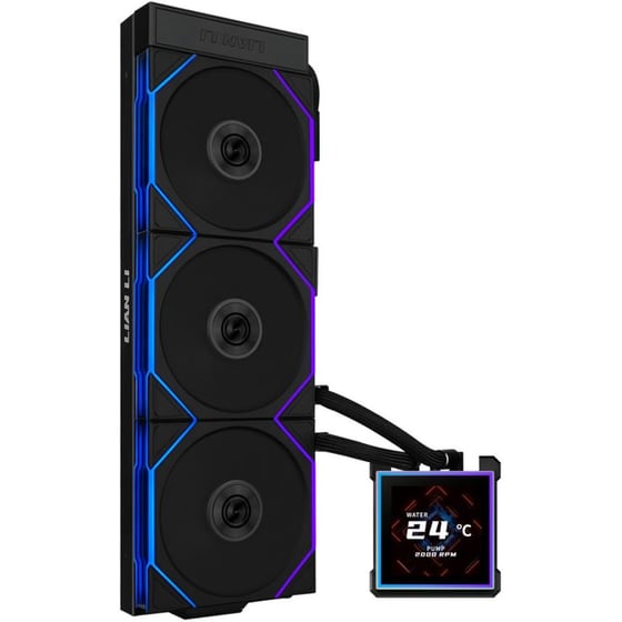Lian Li HydroShift II LCD-S 360TL Υδρόψυξη AIO CPU με 3 Ανεμιστήρες 120mm και RGB Φωτισμό image 1