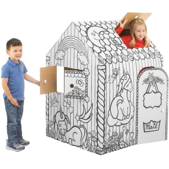 Κατασκευή Χαρτόσπιτο Δημιουργικότητας (σπιτάκι) image 1