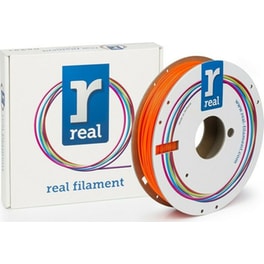 Real PETG 3D Printer Filament - Translucent Orange - Spool Of 0.5kg - 1.75mm
