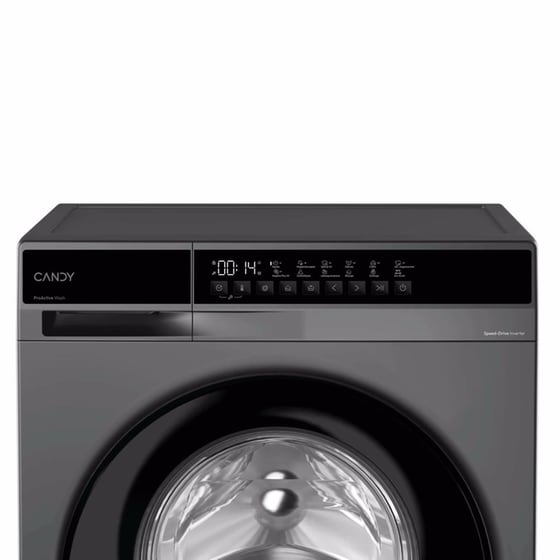 CANDY EY 28SB8G-15 8 kg 1200 Στροφές Μαύρο Πλυντήριο Ρούχων image 4