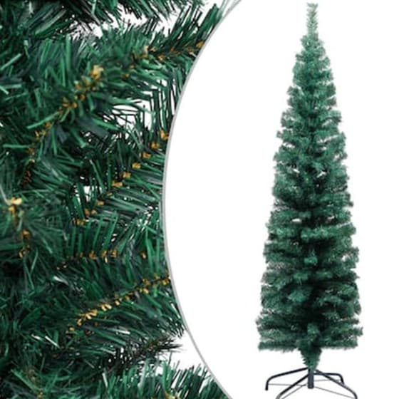 Χριστουγεννιάτικο Δέντρο VidaXL Slim 1.50m - Πράσινο image 1