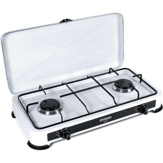 Διπλή Επιτραπέζια Εστία Αερίου PROMIS KG200 Stove Λευκό image 1