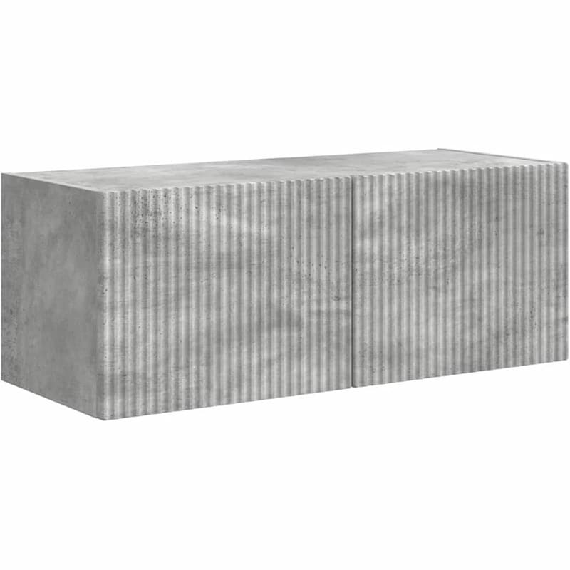 Έπιπλο Τηλεόρασης VidaXL Επιτοίχιο 78,5 x 31 x 29,5 cm - Γκρι Σκυροδέματος