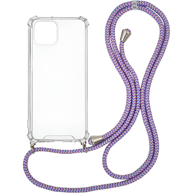 Θήκη Apple iPhone 13 Mini - Sonique Armor Clear - Rainbow Λιλά