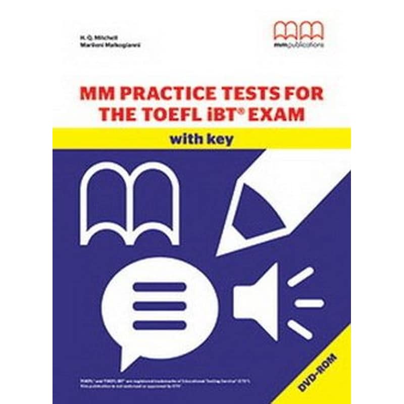 MM Practice Tests for the TOEFL iBT Exam with DVD-ROM