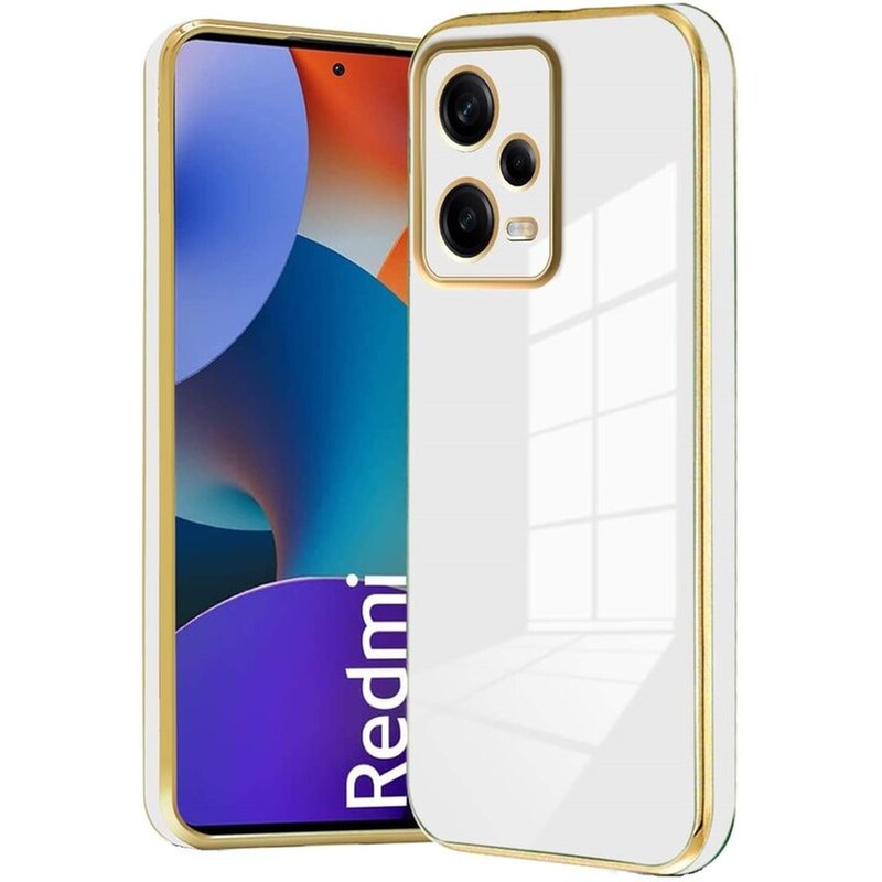 Θήκη Xiaomi Redmi Note 12 Pro Plus - Bodycell Gold Plated - White