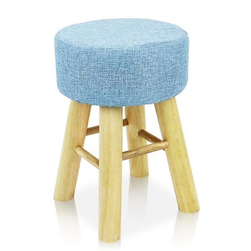 Σκαμπό Σαλονιού Sillar A 44 cm - Γαλάζιο