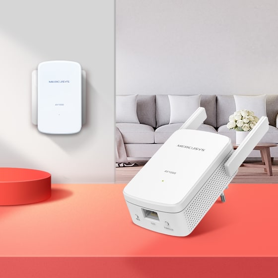 Mercusys MP510 v1 Powerline Διπλό Kit Ασύρματη Σύνδεση Wi-Fi 4 με 2 Θύρες Ethernet image 3