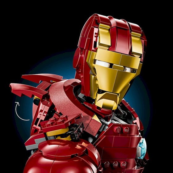 LEGO® ǀ Marvel Προτομή Άιρον Μαν MK4 (76327) image 8