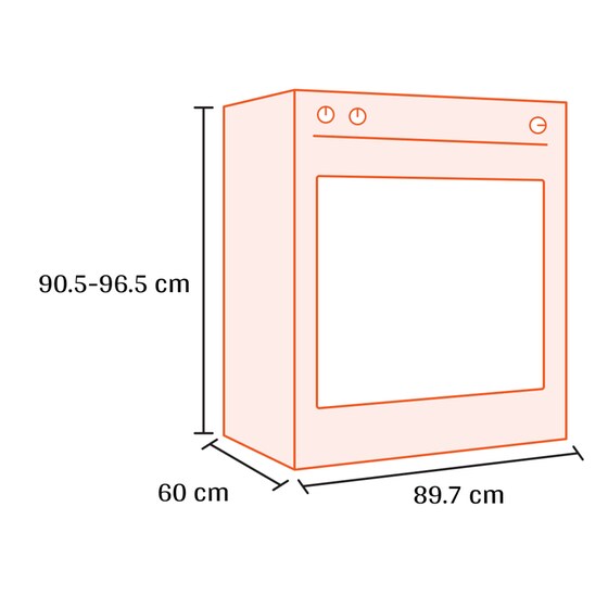 LA GERMANIA AMN965GXT(GPL) 115 Lt Inox Κουζίνα Υγραερίου image 2