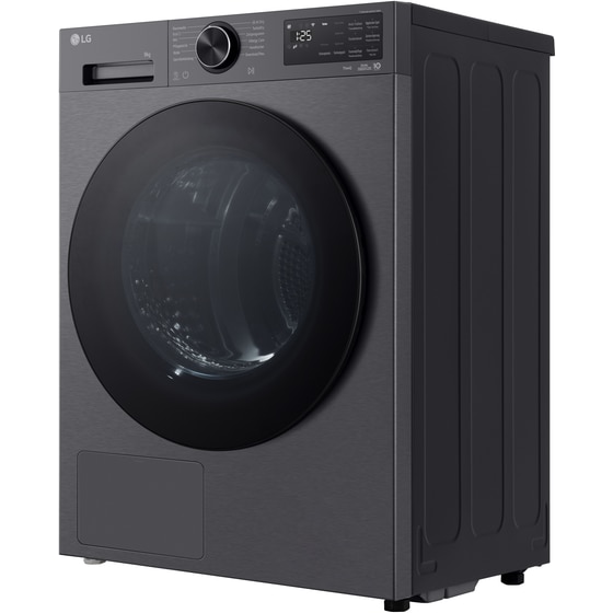 LG RHX5009NBB ΒΚ 9 kg με Αντλία Θερμότητας Ανθρακί με WiFi Στεγνωτήριο Ρούχων image 3
