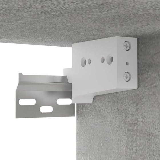 Ράφια Τοίχου VidaXL από Μοριοσανίδα 60x30x30 cm 2 Τμχ - Γκρι image 7