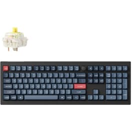 Keychron V6 Max (v6m-d4) Gaming Μηχανικό Ενσύρματο/Ασύρματο Bluetooth Πληκτρολόγιο και RGB φωτισμό Μαύρο (US)