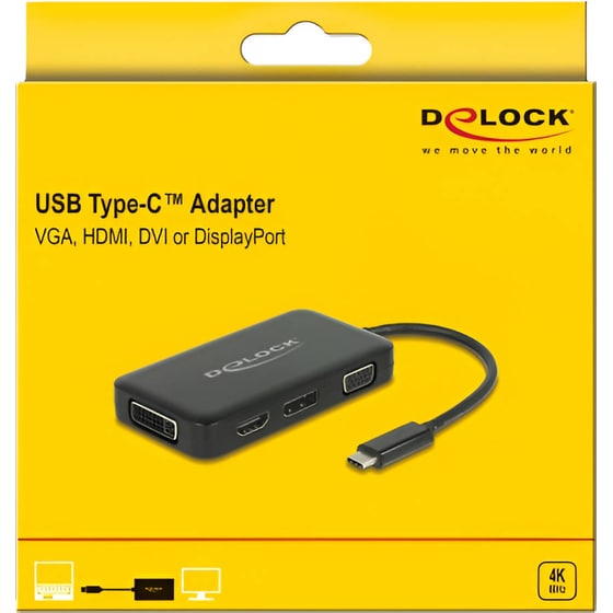 Docking Station DeLock 63929 4-Port συμβατό με USB-C image 2