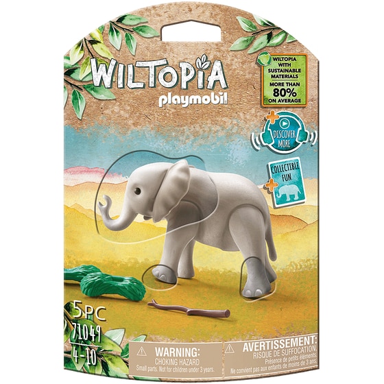 PLAYMOBIL® Wiltopia Μωρό Αφρικάνικος Ελέφαντας (71049) image 0