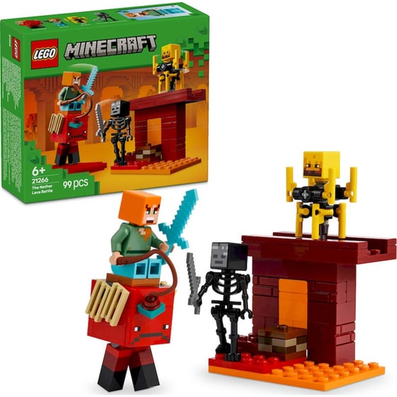 LEGO® Minecraft® Η Μάχη στη Λάβα των Εγκάτων (21266) image 6